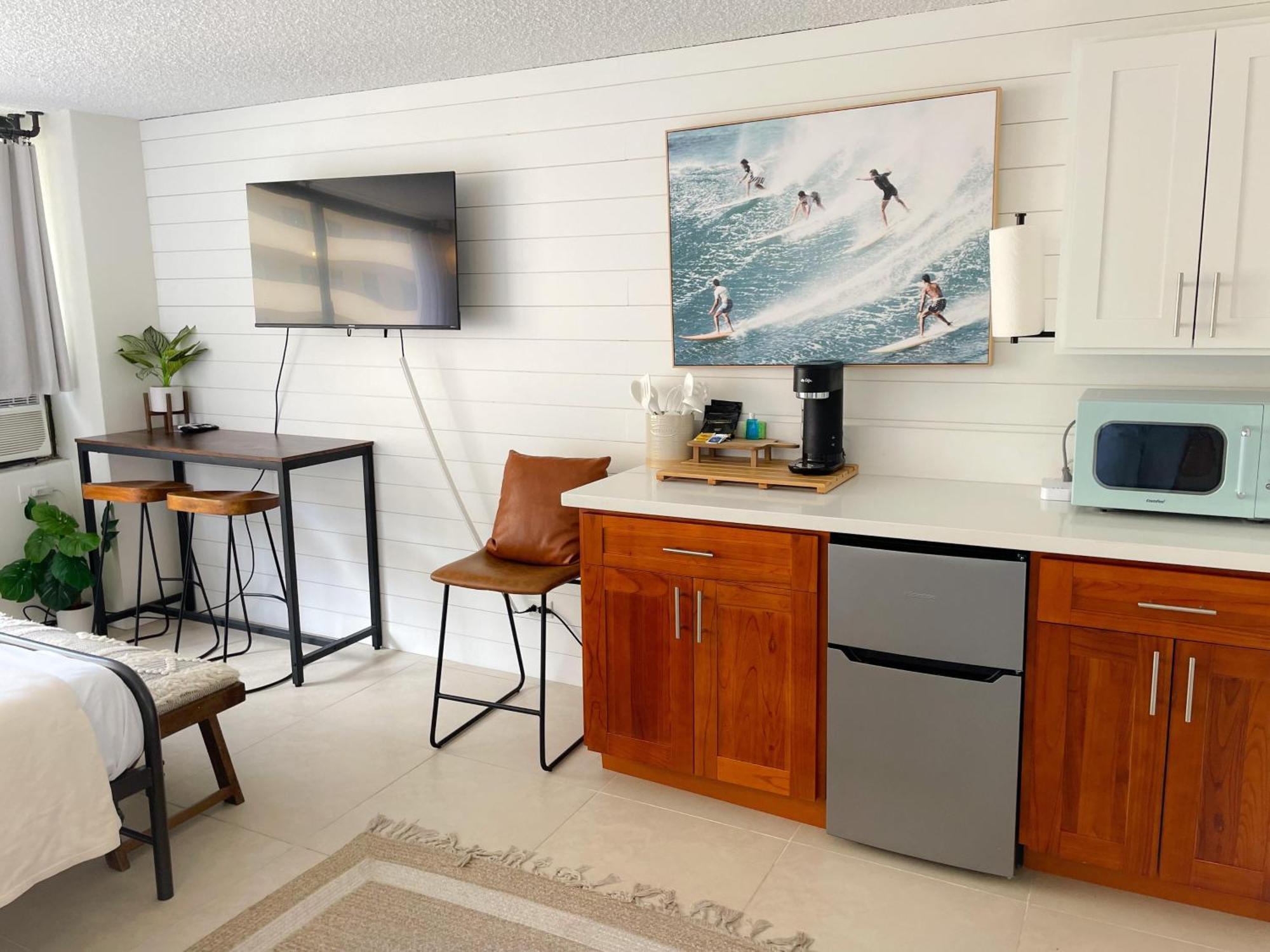 Modern Surf Chic Waikiki Studio Villa Honolulu Esterno foto