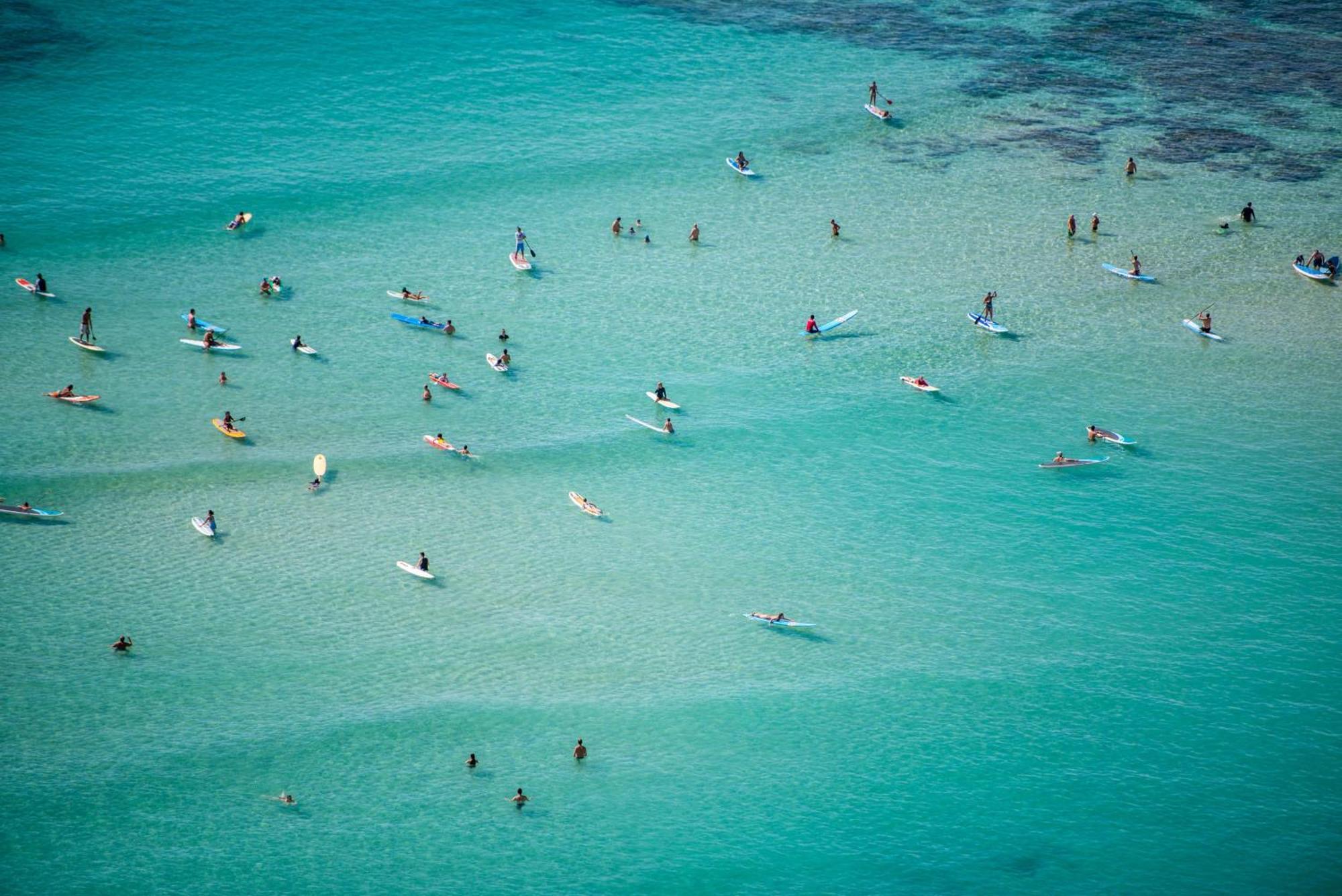 Modern Surf Chic Waikiki Studio Villa Honolulu Esterno foto