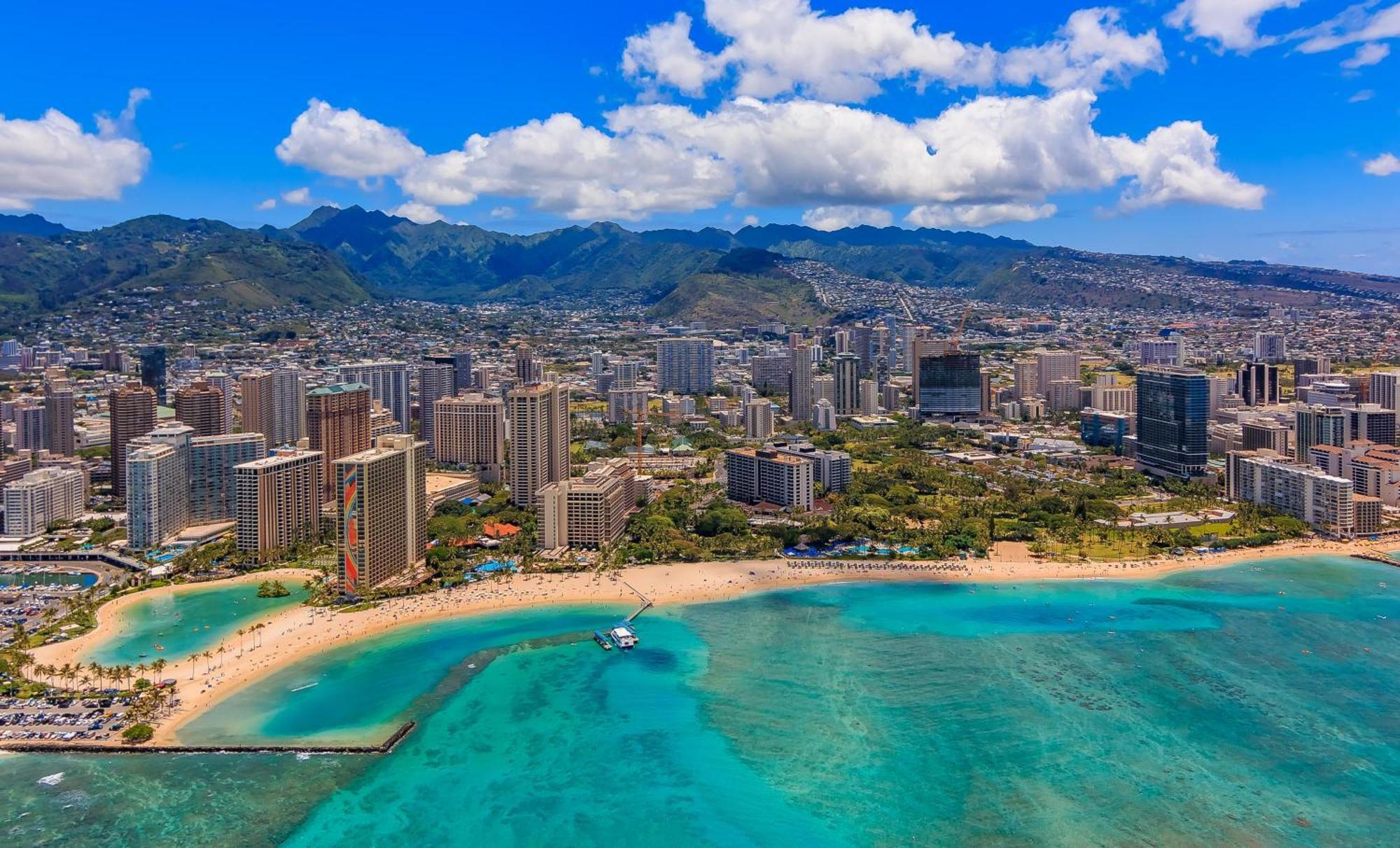 Modern Surf Chic Waikiki Studio Villa Honolulu Esterno foto